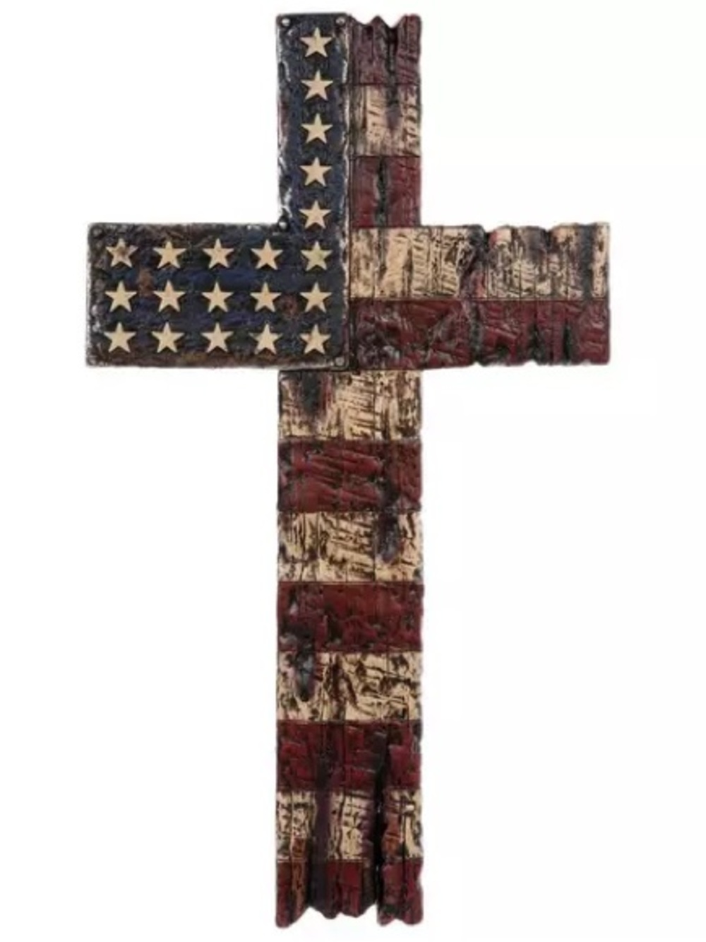 American Flag Wall Cross